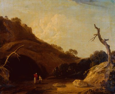 Der Eingang zu einer Höhle in der Nähe von Gyah von Thomas Daniell