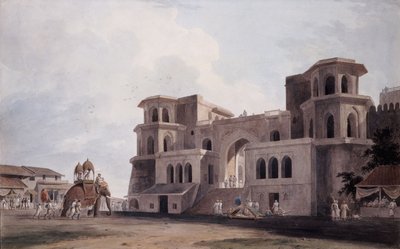 Das Panch Mahal Tor, Lucknow, Uttar Pradesh, um 1789 von Thomas Daniell
