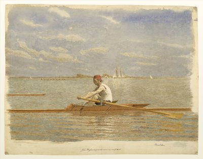 John Biglin in einem Einerruder von Thomas Eakins
