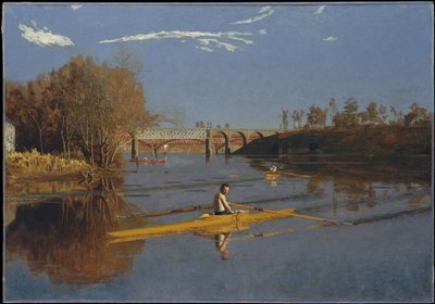 Der Champion im Einer-Rudern (Max Schmitt im Einer) von Thomas Eakins