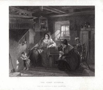 Der erste Sonnenstrahl von Thomas Faed