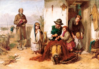 Der Arme, der Freund des Armen von Thomas Faed