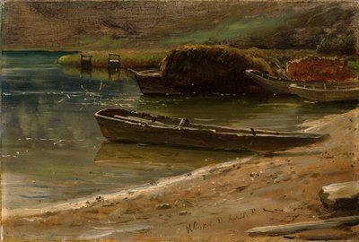 Bei der Bank, Winkel in der Schweiz von Thomas Fearnley