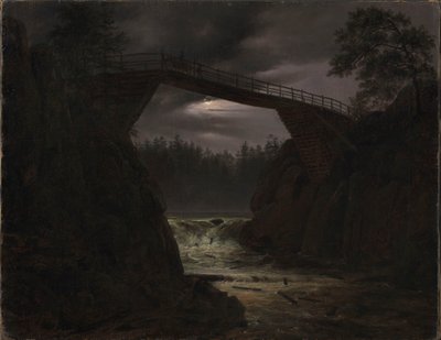 Die Brücke von Hauge außerhalb von Arendal von Thomas Fearnley