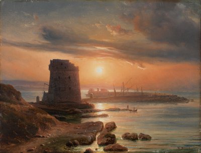 Der Hafen von Agrigent von Thomas Fearnley