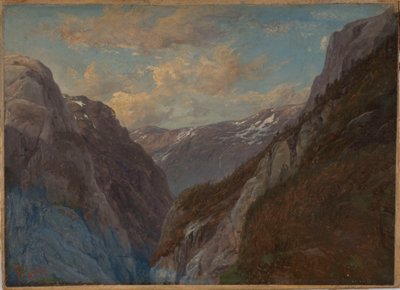 Der Berg Jordalsnuten in Sogn von Thomas Fearnley