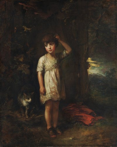 Ein Junge mit einer Katze, Morgen von Thomas Gainsborough