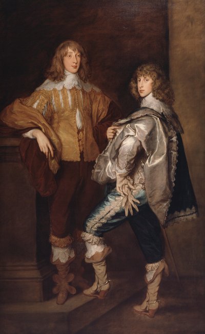 Lords John und Bernard Stuart, nach Anthony van Dyck von Thomas Gainsborough