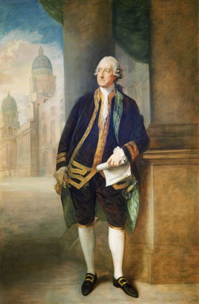 Porträt von John Montagu, 4. Earl of Sandwich von Thomas Gainsborough