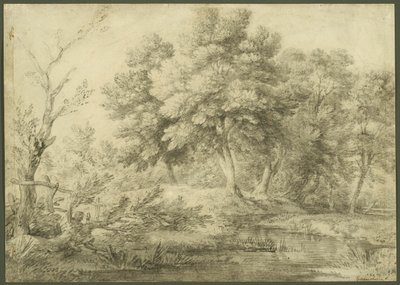 Waldlandschaft mit Bach von Thomas Gainsborough