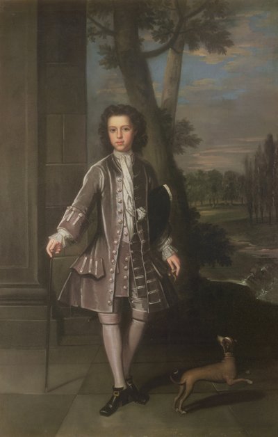 Ganzkörperporträt von William King, 10 Jahre alt, 1720 von Thomas Gibson