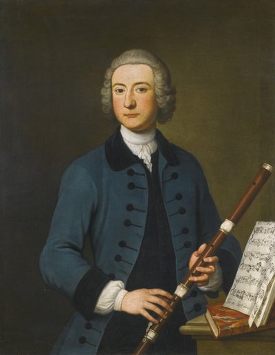 Porträt von Lewis Christian Austin Granom, 1743 von Thomas Gibson