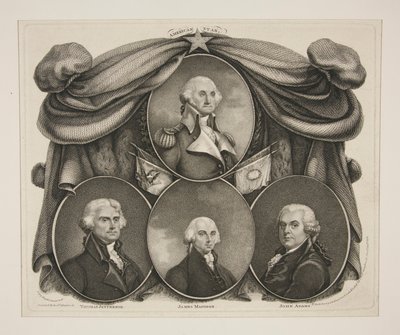Thomas Jefferson - James Madison - John Adams von Thomas Gimbrede