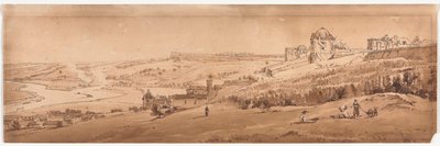 Eine Auswahl von zwanzig der malerischsten Ansichten in Paris, 1802 von Thomas Girtin