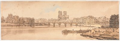 Eine Auswahl von zwanzig der malerischsten Ansichten von Paris, 1802 von Thomas Girtin