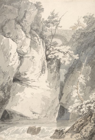 Am Ufer des Lago di Como, ca. 1796 von Thomas Girtin