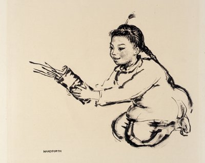 Chinesisches Mädchen von Thomas Handforth