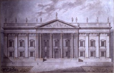 Entwurf für ein Senatshaus, London von Thomas Hardwick