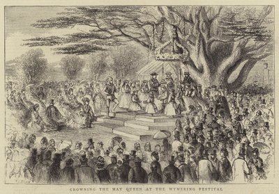 Krönung der Maikönigin beim Wymering Festival von Thomas Harrington Wilson