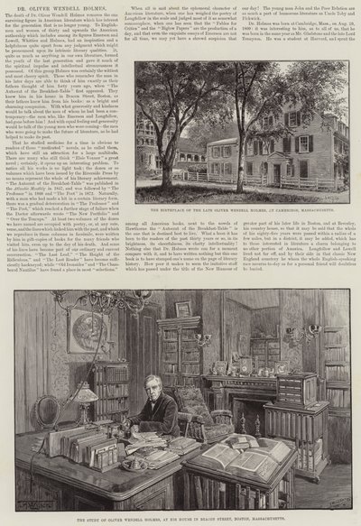 Dr. Oliver Wendell Holmes von Thomas Harrington Wilson