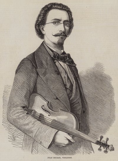 Jean Becker, Violinist von Thomas Harrington Wilson