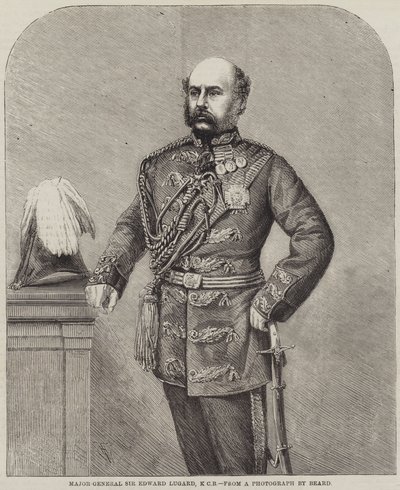 Generalmajor Sir Edward Lugard, KCB von Thomas Harrington Wilson