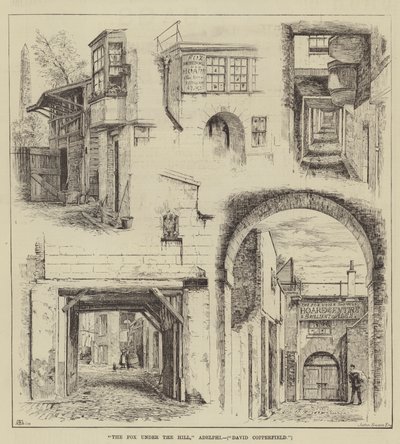 Der Fuchs unter dem Hügel, Adelphi, David Copperfield von Thomas Harrington Wilson