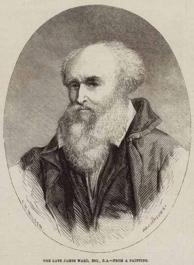 Der verstorbene James Ward, Esquire, RA von Thomas Harrington Wilson
