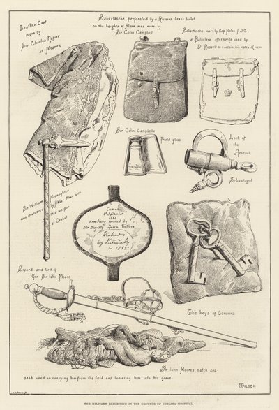 Die Militärausstellung auf dem Gelände des Chelsea Hospital von Thomas Harrington Wilson