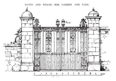 Tore und Zäune für Garten und Park, aus 