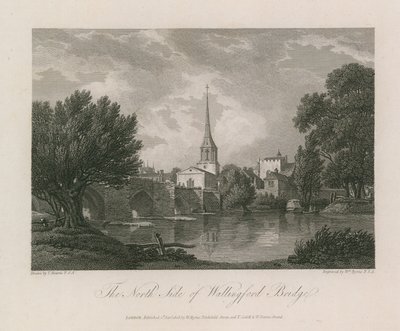 Die Nordseite der Wallingford Bridge von Thomas Hearne