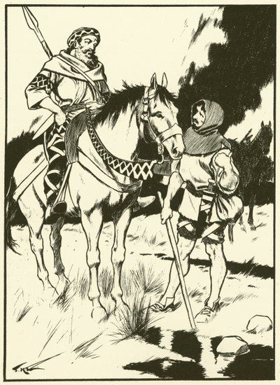 Karl der Große und der Köhler von Thomas Heath Robinson