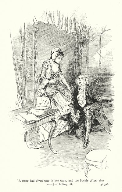 Illustration für Eine sentimentale Reise von Laurence Sterne von Thomas Heath Robinson