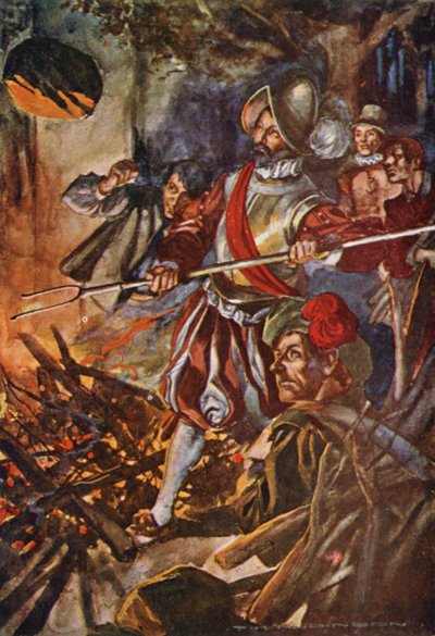 Illustration für das Leben von Sir Francis Drake von Thomas Heath Robinson