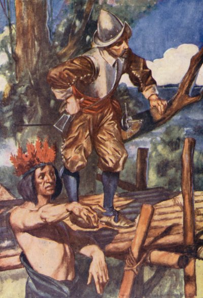 Illustration für das Leben von Sir Francis Drake von Thomas Heath Robinson