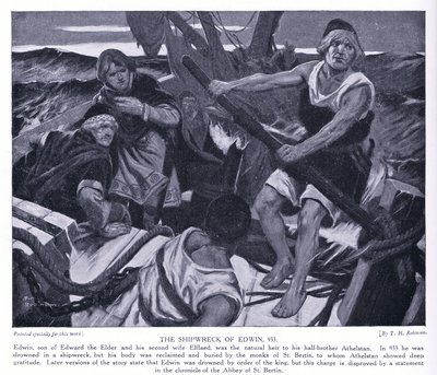 Das Schiffswrack von Edwin AD933 von Thomas Heath Robinson