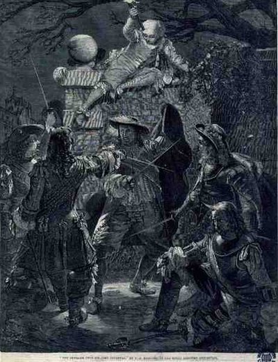 Der Überfall auf Sir John Coventry (gest. 1682), 21. Dezember 1670 von Thomas Herbert (after) Maguire