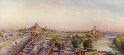Peking, gesehen vom Trommelturm von Thomas Hodgson Liddell