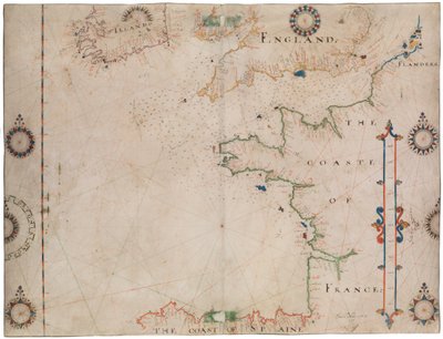 Karte der Biskaya und des Ärmelkanals von Thomas Hood