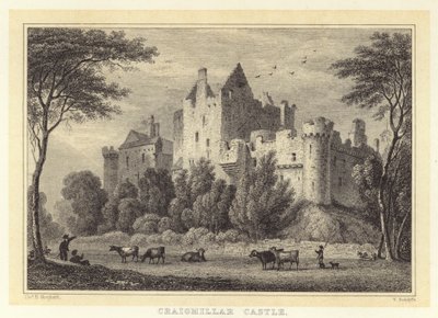 Craigmillar Castle (Gravur) von Thomas Hosmer (after) Shepherd