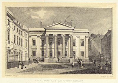 Das County Hall und die Signet Library von Thomas Hosmer (after) Shepherd