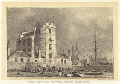 Der Signalturm, Leith Hafen von Thomas Hosmer (after) Shepherd