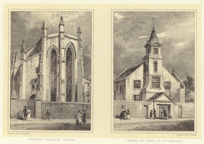 Trinity College Kirche; Kapelle von St. Cuthberts von Thomas Hosmer (after) Shepherd