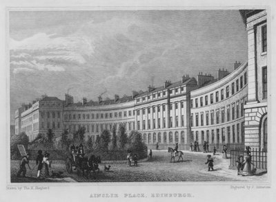 Ainslie Place, Edinburgh von Thomas Hosmer Shepherd