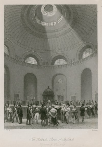 Bank of England, Sir John Soanes Rotunde von Thomas Hosmer Shepherd