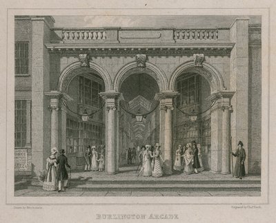 Burlington Arcade, London von Thomas Hosmer Shepherd