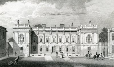 Burlington House, Royal Academy of Arts, Piccadilly, London, ca. 1829-31 von Thomas Hosmer Shepherd