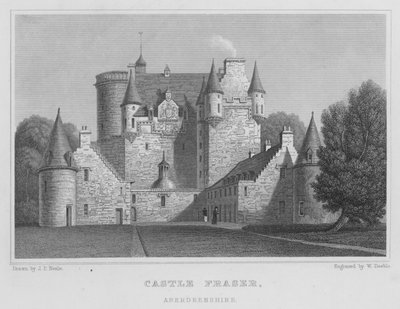 Schloss Fraser, Aberdeenshire von Thomas Hosmer Shepherd