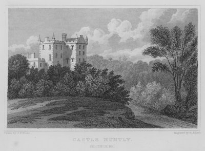 Castle Huntly, Perthshire von Thomas Hosmer Shepherd