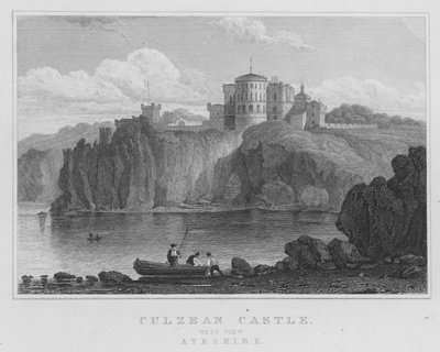 Culzean Castle, Westansicht, Ayrshire von Thomas Hosmer Shepherd